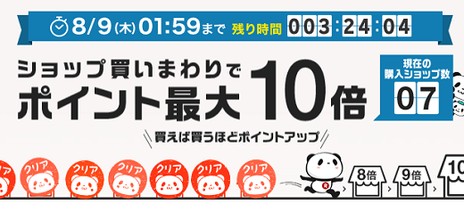 2018年8月　楽天マラソンで7店舗買い回りしました！ふるさと納税や購入したおすすめ商品をご紹介