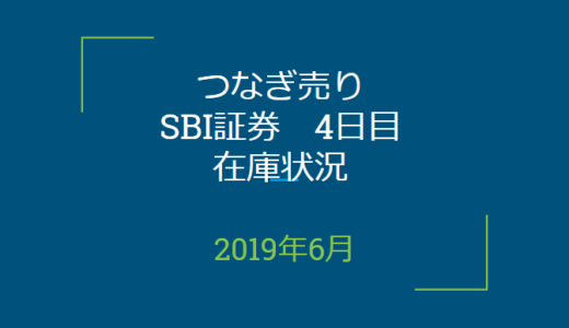 【つなぎ売り】SBI証券4日目在庫状況＆クロス状況（優待クロス）