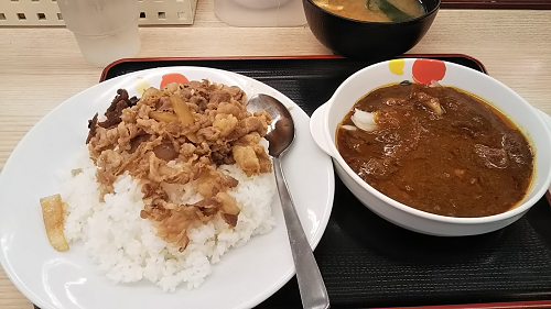 【4日連続】松屋の株主優待を使って、創業カレー牛を食べてきました。