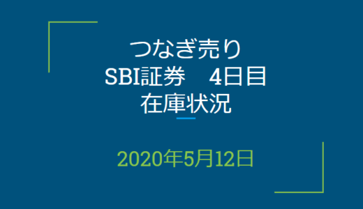 2020年5月一般信用の売り在庫状況　SBI証券4日目（優待クロス取引）