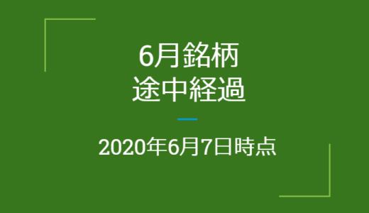 2020年月6月つなぎ売り、途中経過（6月7日時点）クロス取引