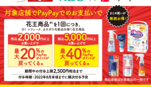 【クオカードの消化に最適】マツキヨで花王製品が40％還元キャンペーン