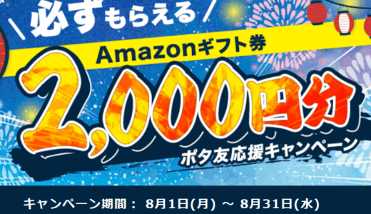 Amazonギフト券1,000円分が必ず貰えるキャンペーン【ポイントインカム】