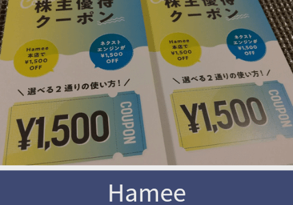 【4月10月優待】Hameeの株主優待でスマホアクセサリーを注文しました
