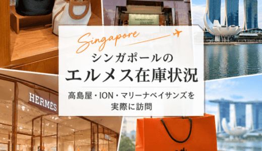 【2026年8月】シンガポールのエルメス在庫状況｜高島屋・ION・マリーナベイサンズを実際に訪問